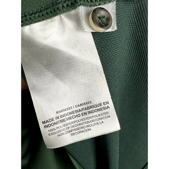 Nike Baylor‎ Bears Sideline Polo Shirt Green Gold 34418X-BX1 Mens Large NCAA EUC - Picture 6 of 8